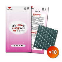 따뜻해 대형 방석 핫팩 400g 10개 세트