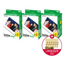 인스탁스 와이드필름, 와이드필름6팩(60장)+나무데코