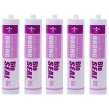 오공 욕실용 바이오 실리콘 백색 싱크대용 세면대용 내곰팡이성 실란트 (SS710), 5개