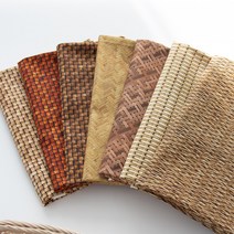 원단킹 DTP 면원단 20수] Mori Rattan 7종 (6701001), 격자 라탄 브라운(JS8823)