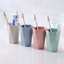 일본 대리석 감성 양치컵 4color 안깨지는 가글 칫솔컵, 상세설명 참조, 핑크, 1개