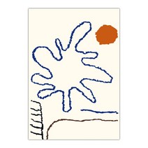 발수건 규조트 규조토발매트 추상적인 기하학 거실 방 십대 홈 푹신하고 부드러운 바닥 라운지 홈스테이 카펫, 53.F - 200x300cm