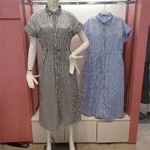 Latium 홈플러스몰06 스트라이프 카라 롱 원피스 T2323op13