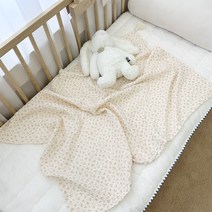 까나베나 이중거즈 아기 유아 여름 이불 블랭킷, 핑크