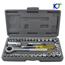 복스세트 복스알 렌치 소켓, 복스세트 40PCS (3/8)