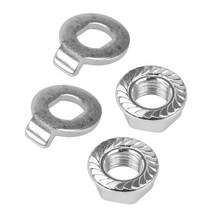 전동 킥보드 부품 교체 스테인레스 스틸 볼트 휠 고정 너트 나사 23x10.3mm xiaomi m365 pro 전기 스쿠터 스케이트 보드 액세서리, 2세트
