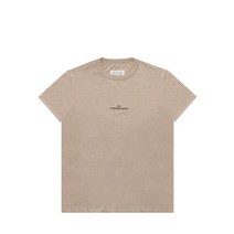 [메종마르지엘라]22SS S50GC0659 S23984 114M 베이지 스티치 로고 저지 남성 반팔 티셔츠 LNL