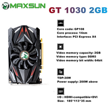 그래픽카드 maxsun new gtx1650 gtx1050ti gt1030 gt730, GT1030 2GB DDR5