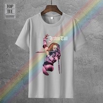 대나무단소 플라스틱 단소 Jethro Tull 티셔츠 플루트 공식 상품, 02 0004678-Gray_06 2XL