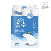 행운드림 순수 3겹 30롤 x 1팩 100% 천연펄프 화장지