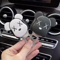 유니크한 안전벨트 연장클립 2p 세트 자동차 안전벨트 차량실내 해시태그mall, 블랙세트(2p), 1세트