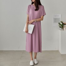 아스틴 여름 핑크 민트 쿨 노브라 캡 내장 원피스