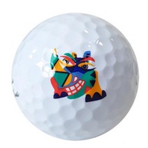 빅야드 정품 초고반발 3피스 골프공 기념품 각인 12알 프로 부모님 중급 필드용 새볼