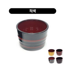멜라민 모밀장국 대자 4종류 100x67mm DB, 적색