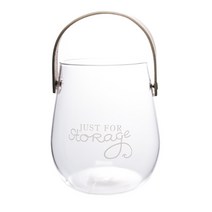 가죽 손잡이 테라리움 즙이 많은 재배자 탁상용 꽃 컨테이너 꽃집 식물 병 꽃을 가진 투명 유리 꽃병, 1