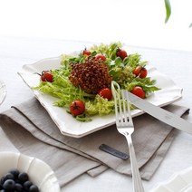 포르투갈 엔틱도자기 벨류세라믹 사각디저트접시 22cm.테이블코드