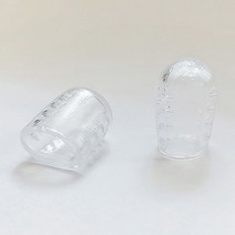 도매팜 2+2 말랑말랑 발가락 마찰 굳은살 방지 실리콘 보호 골무 쿠션 젤튜브, 1개
