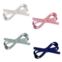 에이브 8자 리본핀 대 헤어핀 헤어집게핀 반머리 바동핀, (민트)