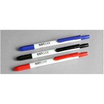 모리스 JUSTCLICK 퀵마크 F 엑스트라 네임팬, 02 혼합 검2,빨2,파2, 1세트