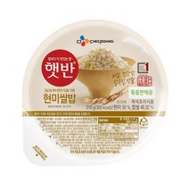 CJ 햇반 현미쌀밥 210gx12개x2박스, 상세페이지 참조