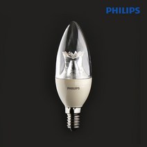 필립스 5.5W 캔들 LED 무드 전구 E14 디밍 2700K