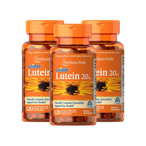 퓨리탄 프라이드 루테인 20mg 120소프트젤 3팩 Puritans Pride Lutein Zeaxanthin, 120정, 3개