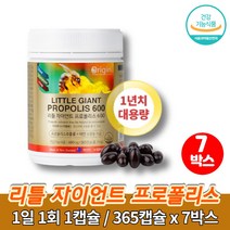 뉴질랜드 프로폴리스 앤 아연 알약 캡슐 포르폴리스 프로플로스 beepropolis 비프로폴리스 플라보노이드, 7박스