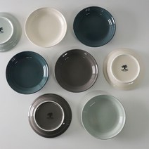 시둥마켓 +[시둥마켓]+_ 고급접시 샐러드그릇 꽃무늬접시 물컵 다용도볼 스텐식기 심플찬기, 무스 접시 소 4color 도자기찬기 도자기그릇 찬기, 민트