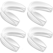 복싱마우스피스 헬스마우스피스 주짓수마우스피스 Coolrunner 마우스 가드 스포츠 4팩 애슬레틱 최대의 보, 한개옵션0