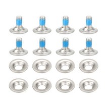 스노우보드바인딩 보드바인딩 스테인레스 스틸 바인딩 와셔 내구성 미끄럼 방지 범용 고정, 노란색