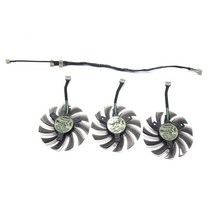 TS GLOBAL 75MM T128010SU GTX1070 디오 카드 교체 GTX 660 670 680 570 R9 560Ti 780Ti 그래픽 냉각 팬, 02 Fan - 3PCS