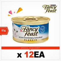 퓨리나 [팬시피스트] 화이트라벨 참치와 흰살생선 85G 12캔, ./.