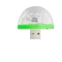 LED 크리스탈 컬러 매직 볼 조명 회전 RGB 무대 전구 E27 램프 Ktv 바 디스코 파티 DJ 크리스마스 효과 장식 라이트닝, [03] 4W USB 5V