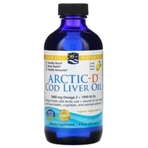 노르딕 네츄럴 Arctic-D 코드 리버 오일 레몬 237ml