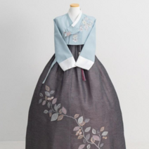 하늘달한복 [한복대여] 유화6 - 고품격 하객 혼주 결혼식 신부 예식한복 한복 세트