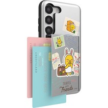 카카오프렌즈 트래블 오픈 카드 케이스 갤럭시 S23