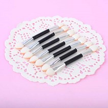 7p 눈 화장 팁 브러쉬 아이섀도우 아이브로우 메이크업 솔 눈썹 스펀지 듀얼 쉐딩 블러셔 휴대용 아이쉐도우 애교살 붓 섀도우, 14p