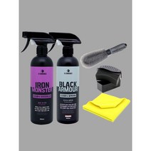 디크로닉 아이언 몬스터 500ml 휠 철분 제거제 분진 제거 크리너 클리너 리무버 + 휠브러시, A-2 아이언몬스터 500 세트