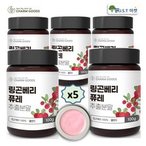 링곤베리 퓨레 주스 분말 추출물 100% 가루 링곤 베리 효능 1병~5병, 100g, 5개