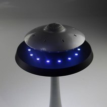 회전 자기 부상 AR 우주선 비행접시 스피커 크리에이티브 사무실 장식 선물 스탠드 램프 장난감 외계인 유니크한 재미있는 돌아가는