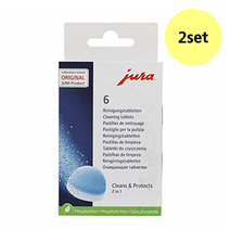 유라 Jura 커피머신 청소 세정제 세척제 6개 x2set