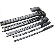 7x7 10x10 10x15 10x20 15x20 18x18 L1000mm CNC 라우터 공작 기계 용 엔드 커넥터가있는 케이블 드래그 체인 와이어 캐리어, 10x10mm