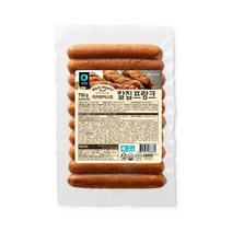 청정원 캠핑음식 리치부어스트 칼집 프랑크 소세지 아이들간식 750g 야채볶음 어린이반찬 간단한요리 간편식, 48개