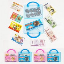 1500 가방 은행 놀이 4개묶음-소꿉놀이 역할놀이, 상세페이지 참조