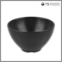 [돌산멜라민] 체크(흑) - 면기볼 (업소용그릇 멜라민그릇 예쁜그릇 식당접시 멜라민볼 멜라민찬기 검정색그릇), 블랙 8인치 (DS-7844)