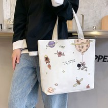 검빅스 대학생 우주그림 캔버스 에코백