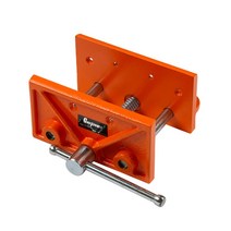 츄파워 평면바이스 CT706-4 압착 110mm 벤치바이스 탁상바이스