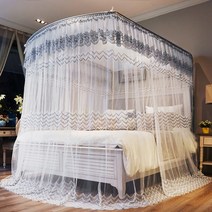 침대 방충망 모기장 그레이 퀸침대모기장 캐노피 데이스윗 200x220cm 침대인테리어 패밀리침대모기장 러플장식 화이트메쉬 아기모기장 유아용모기장 텔레스코픽구조 360도커버, 옵션무<@@#>, 옵션무<@@#>” class=”wr-img”></a></div></div></div></div><div class=