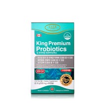 킹 프리미엄 프로바이오틱스 500mg x 60캡슐 6박스 100억 유산균