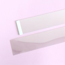아이팩 케이크띠 무스띠 - 투명무지 사이즈 6x70cm-10개, 6cm 접착형-10개, 10개